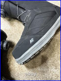 K2 Raider Boa Men's Snowboard Boots 2026 -Black US 8.5 -Intuition Demoed