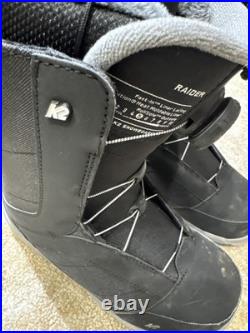 K2 Raider Boa Men's Snowboard Boots 2026 -Black US 8.5 -Intuition Demoed