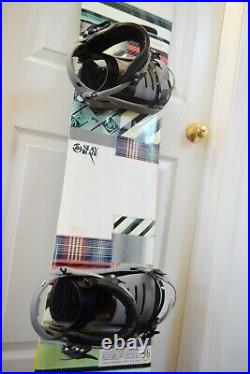 K2 Slade Blade Snowboard Size 156 CM With New Large K2 Bindings