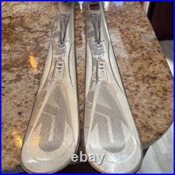 K2 True Love T-nine 167cm skis, Marker Adj. Bindings, Lange Boots