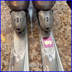 K2 True Love T-nine 167cm skis, Marker Adj. Bindings, Lange Boots