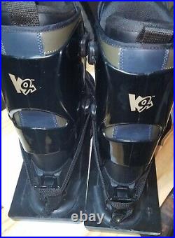 K9 Sled Dogs Snow Skates US Mens Size 13 Black Skis Bindings Snowskates Sleddogs