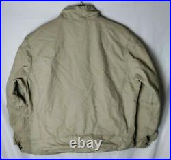 KUHL Men XXL Vintage Patina Dye Canvas Fleece Lining Utility Jacket