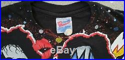 Kiss Band Shirt All Over Print Single Stitch Vintage T-shirt 1992 Mint