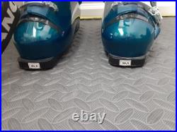 LANGE FLUID 90 Alpine Downhill Ski Boots Teal Blue Men's MP 30.5 #S119