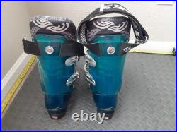 LANGE FLUID 90 Alpine Downhill Ski Boots Teal Blue Men's MP 30.5 #S119