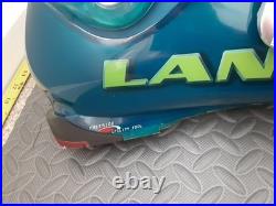 LANGE FLUID 90 Alpine Downhill Ski Boots Teal Blue Men's MP 30.5 #S119