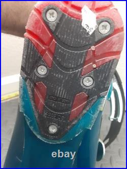 LANGE FLUID 90 Alpine Downhill Ski Boots Teal Blue Men's MP 30.5 #S119