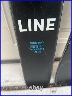 LINE Sick Day 88 172cm Mens All Mountain Skis With Bindings