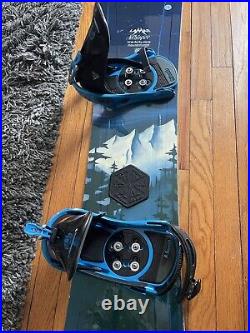 Lamar Snowboard Whisper 149 cm Burton Custom bindings And Lamar Travel Bag