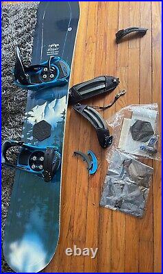 Lamar Snowboard Whisper 149 cm Burton Custom bindings And Lamar Travel Bag