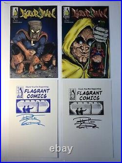 Liquor Man 1 & 2 First Print Liquorman Comic Book McFarlane Homage'03 SDCC Mint