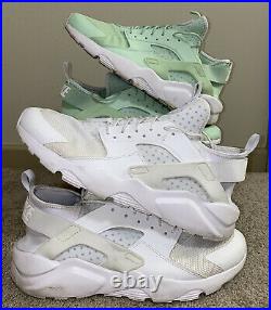 Lot Nike Air Huarache Fresh 2017 Mint Run Ultra Green White Triple All Roshe 14