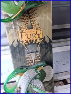 Ltd Fury Men's Snowboard Size 163 Cm With Burton Bindings