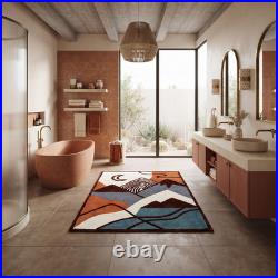 Luxurious Abstract Modern Mountain Area Rug Handmade Wool Floor Carpet RS Rugs