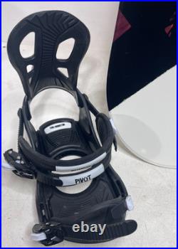 M3 Discord 160 Men's Snowboard EZ Rocker Flat Camber with Pivot Bindings New