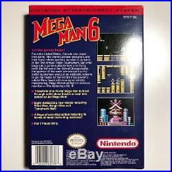 MEGA MAN 6 MINT IN BOX- SAMMLERZUSTAND incl all inserts CIB NES Nintendo