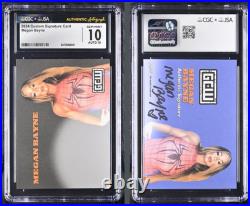 Megan Bayne 2024 Autograph GrayBlur Custom Spider-Man CGC 10 Gem Mint JSA Auto