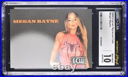 Megan Bayne 2024 Autograph GrayBlur Custom Spider-Man CGC 10 Gem Mint JSA Auto