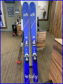Men's 2022 DPS Pagoda 106 C2 Skis 179cm Blue /Look Pivot 15 Raw GW Bindings
