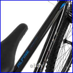Men's 26 Alpine Mountain Bike with All-Terrain Tires, 15-Speed, Black