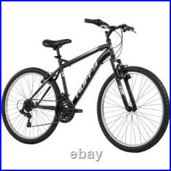 Men's 26 Highland Mountain Bike with All-Terrain Tires, 21-Speed, Black