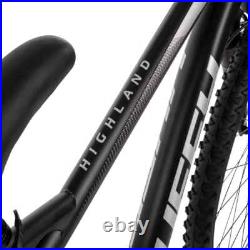 Men's 26 Highland Mountain Bike with All-Terrain Tires, 21-Speed, Black