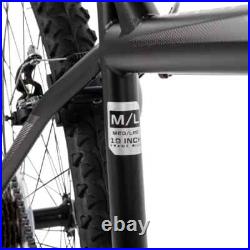 Men's 26 Highland Mountain Bike with All-Terrain Tires, 21-Speed, Black