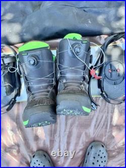 Men's Burton Snowboard Custom Snowboard 155cm With ProTec Helmet And Life Boots Men's Burton Snowboard Custom Snowboard 155cm With ProTec Helmet And Life Boots