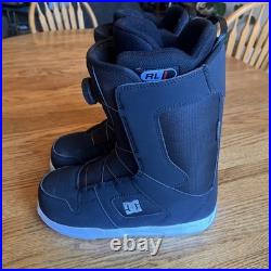 Men's DC Phase BOA 2023 Snowboard Boots Size 10 Black