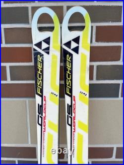 Men's Fischer RC4 World Cup GS 183 cm All Mountain Skis With Bindings Max