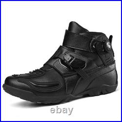 Men's Microfiber Leather Motorcycle Racing Outdoor Mountain Protective Boots