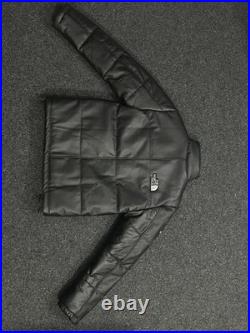 Men's Nuptse Mountain Style Fit Unisex Full-Black Genuine Leather Puffer Jacket Men's Nuptse Mountain Style Fit Unisex Full-Black Genuine Leather Puffer Jacket