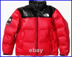Men's Nuptse Mountain Style Fit Unisex Full-Black Genuine Leather Puffer Jacket