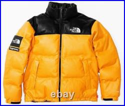 Men's Nuptse Mountain Style Fit Unisex Full-Black Genuine Leather Puffer Jacket