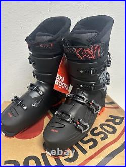 Men's ROSSIGNOL Alltrack 90 Ski Boots BLACK All Mountain Size 31.5 #2G3