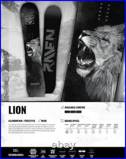 Men's Raven Lion All-mountain Snowboard 159cm/62 Long