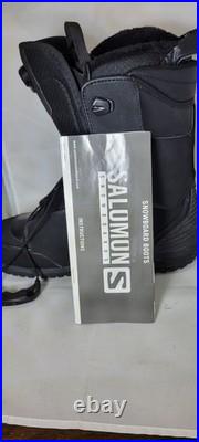 Men's SALOMON Dialogue Black Snowboard BOOTS size 11