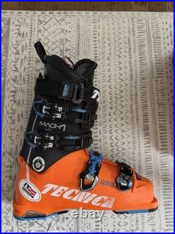 Men's Technica Downhill Orange Ski Boots 9-9.5 325mm Including Boot Warmers