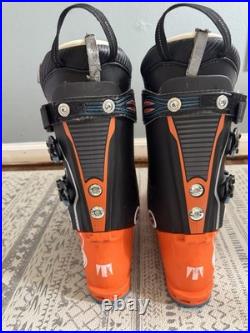 Men's Technica Downhill Orange Ski Boots 9-9.5 325mm Including Boot Warmers
