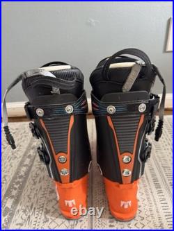 Men's Technica Downhill Orange Ski Boots 9-9.5 325mm Including Boot Warmers
