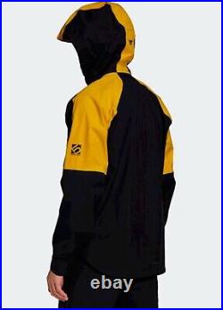 Mens Adidas Five Ten All Mountain RAIN. RDY Jacket Black/Hazy Yellow Size Small