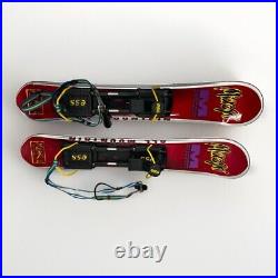 MicroSki Original Skiboards Snow Blade Skis 26.5 In Rare Vintage All Mountain