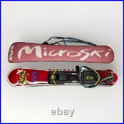 MicroSki Original Skiboards Snow Blade Skis 26.5 In Rare Vintage All Mountain