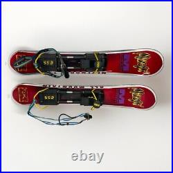 MicroSki Original Skiboards Snow Blade Skis 26.5 In Rare Vintage All Mountain