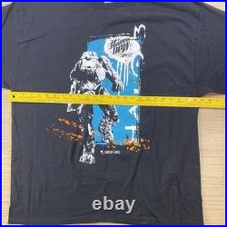Microsoft Xbox 360 Shirt Mens 2XL Black Halo 3 Mountain Game Fuel Promo Graphic