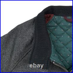 Mint M Bonobos X Nova Fides Italian Wool Harrington Charcoal Soft Knit Tweed Mint M Bonobos X Nova Fides Italian Wool Harrington Charcoal Soft Knit Tweed