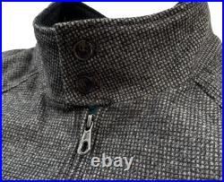 Mint M Bonobos X Nova Fides Italian Wool Harrington Charcoal Soft Knit Tweed