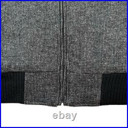 Mint M Bonobos X Nova Fides Italian Wool Harrington Charcoal Soft Knit Tweed