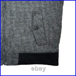 Mint M Bonobos X Nova Fides Italian Wool Harrington Charcoal Soft Knit Tweed